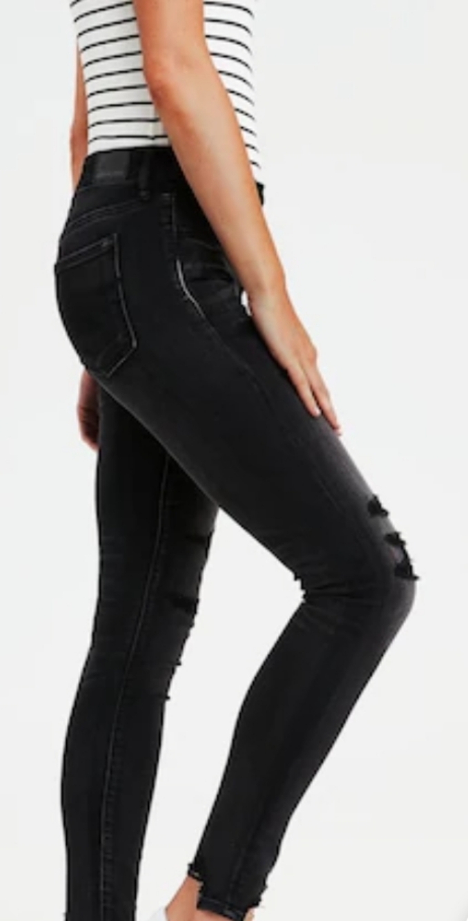 American Eagle Outfitters Black Stretch Jeans